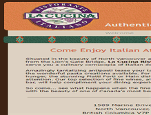 Tablet Screenshot of lacucinarestaurant.net